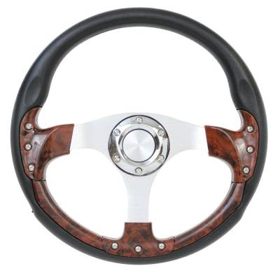 Forever Sharp Steering Wheels - 14" Burlwood Pursuit Classic I Performance Wheel