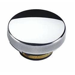 Chrome Round Billet Radiator Cap for Chevy Ford Mopar