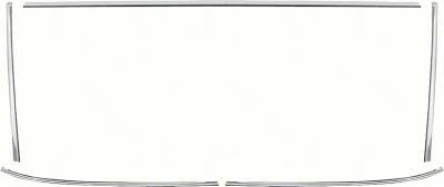 K124 - 1965-67 Hardtop Windshield Molding Set / Impala Standard / SS, Caprice 2 Door