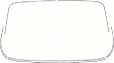 K123 - 1962-64 Impala / Impala SS 2 Door Hardtop Back Glass Molding Set