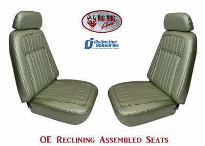 1969 Camaro Deluxe with Comfortweave OE Reclining Front Bucket Seats