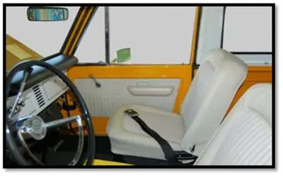 1966-1967 Ford Bronco, Front Only Vinyl Replacement Seat Upholstery thumbnail 2