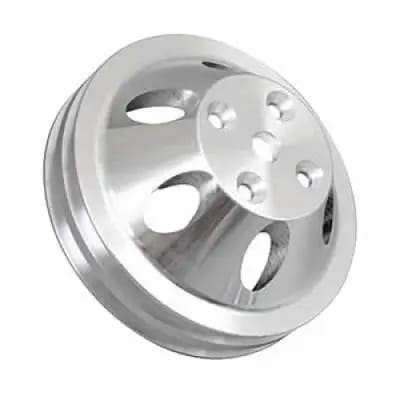 Chevy Small Block Water Pump Pulley - Double Groove, LWP