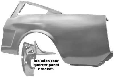 Right Hand or Left Hand Rear Quarter Panel for 1965 - 1966 Mustang Fastback thumbnail 2