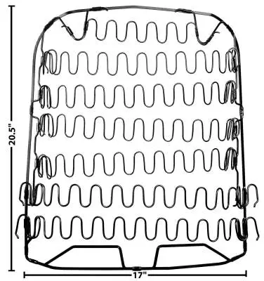 Replacement Seat Front Upright Spring for 1965 - 1967 Mustang