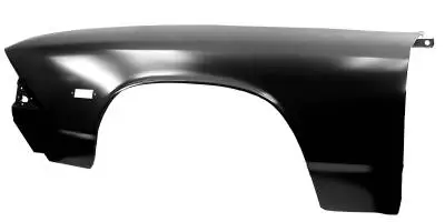 Replacement Front Fender for 1968 Chevelle & El Camino, Right or Left Side thumbnail 2