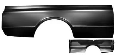 1967 Chevy "Fleetside" Truck Bedside Panel 8' Bed- Right or Left Side thumbnail 2