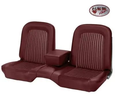 Standard Upholstery for 1968 Mustang Coupe w/Bench Seat (Front & Rear) thumbnail 7