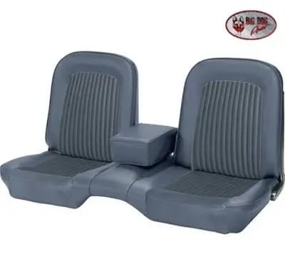 Standard Upholstery for 1968 Mustang Convertible w/Bench Seat (Front & Rear) thumbnail 2