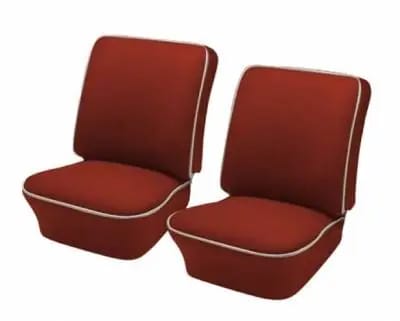 1954-55 VW Volkswagen Bug Beetle OEM Classic Style Seat Upholstery, Front Only thumbnail 2