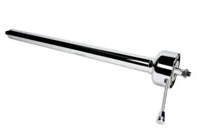 Ididit 30" Straight Classic Floor Shift Steering Column - Chrome
