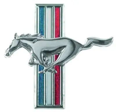1965 - 1966 Mustang Running Horse Fender Emblem - PAIR for Both Sides of Car thumbnail 3