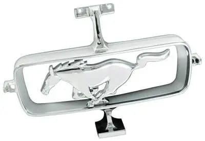 1964 -1965 Mustang Running Pony Grille Corral - Chrome thumbnail 2