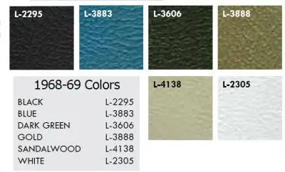 1969 Nova Door Panel Set, Your Choice of Color thumbnail 3