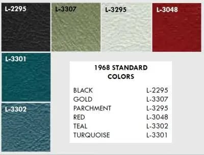 1968 Firebird Front Bucket Seat Upholstery - Your Choice of Colors thumbnail 3
