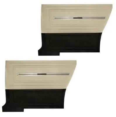 1966 Chevelle Pre-Assembled Rear Quarter Panels - Two Tone