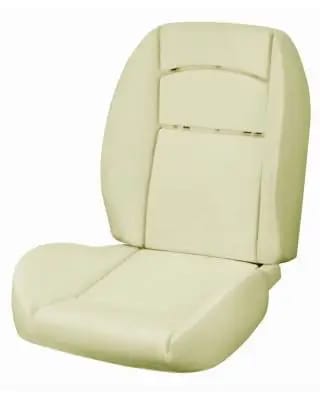  1964 1/2-66 Mustang Front Bucket Seat Deluxe Pony Sport R Foam Seat Pad Set 