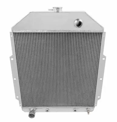 Champion Two Row Aluminum Radiator for 1942-1952 Ford Truck w/ Ford V8 EC4252FD thumbnail 2