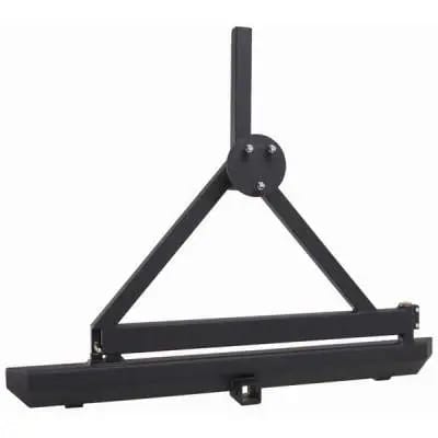 Rock Crawler Rear Bumper, Hitch & Tire Carrier, 87-06 Jeep Wrangler