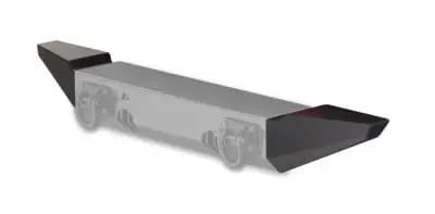 Standard Bumper Ends, XHD Front Bumper, 76-06 Jeep CJ & Wrangler