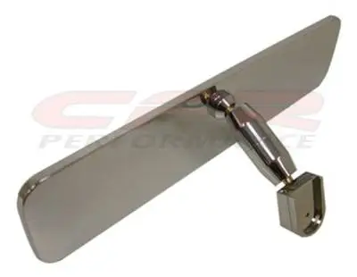 Rear View Mirror Universal Fit for Ford, Chevy, Mopar Polished Billet Aluminum