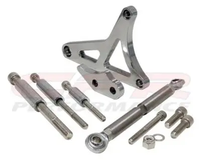 Alternator Bracket Set for 1979 to 1993 Ford Mustang 5.0 Polished Billet Aluminum thumbnail 2