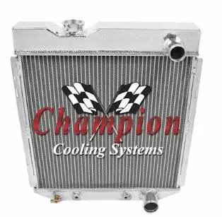 Four Row Aluminum Radiator Full Combo for 60-66 Ford Ranchero, Falcon, Mustang. Econoline, Comet & Model T FSMC259 thumbnail 3