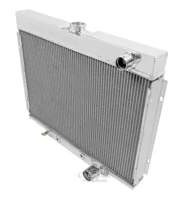 Champion Four Row Aluminum Radiator MC338 1967 to 1969 Ford Mustang, Cougar, Fairlane thumbnail 2