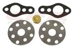 Chevy Small Block High Volume Long Water Pump 1969 to 1984 Polished thumbnail 3