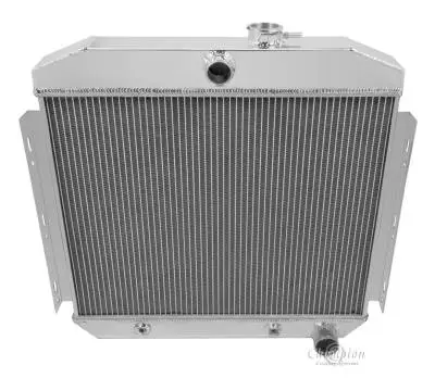Champion Cooling Three Row All Aluminum Radiator 1955 -1957 Chevy Inline 6 CC5056