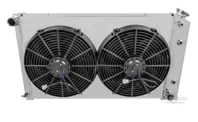 Three Row All Aluminum Radiator Combo for 75-87 GM FSCC162-R