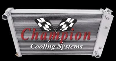 Three Row All Aluminum Radiator Combo for 75-87 GM FSCC162-R thumbnail 3