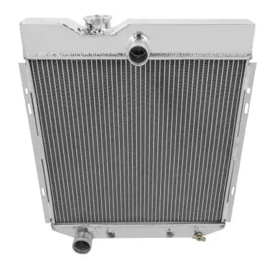 Champion Three Row All Aluminum Radiator for 1966-1977 Ford Bronco 6cyl Conversion cc6677