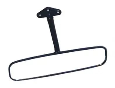 Rear View Mirror w/ Mounting Bracket; 41-75 Willys/Jeep CJ Models