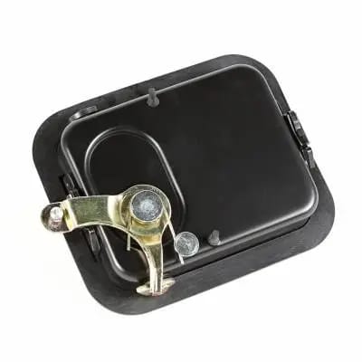 LH Paddle Door Handle, Black; 81-06 Jeep CJ/Wrangler YJ/TJ thumbnail 2