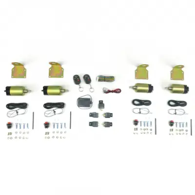 8 Function 35 - 50 lb. Remote Shaved Door Popper Kit - Four Doors