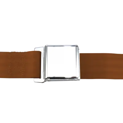 3 Point Retractable Lap Seat Belt, Airplane Buckle, Pair, Your Choice of Color thumbnail 6