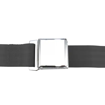 3 Point Retractable Lap Seat Belt, Airplane Buckle, Pair, Your Choice of Color thumbnail 5