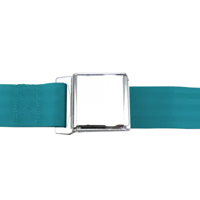 3 Point Retractable Lap Seat Belt, Airplane Buckle, Pair, Your Choice of Color thumbnail 8