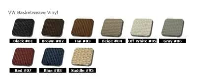 1973 VW Volkswagen Bug Beetle Slip On Seat Upholstery, Front Seats Only thumbnail 2