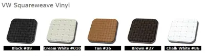 1973 VW Volkswagen Bug Beetle Sedan, Convertible Original Style Seat Upholstery, Front Only - Pair thumbnail 3