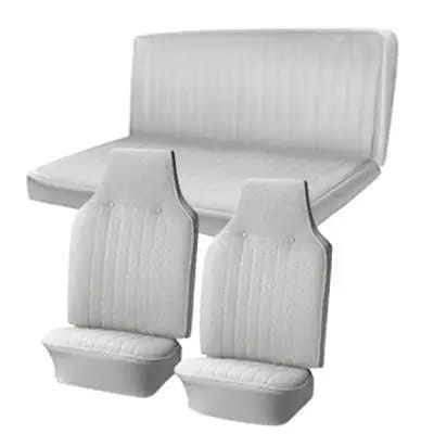 1968 VW Karmann Ghia Sedan Original Seat Upholstery, Front and Rear Seats