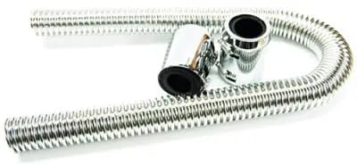 24" Chrome Radiator Hose Kit