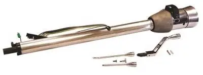 30" Steering Column, Manual Transmission, Key Switch, Various Finishes thumbnail 3