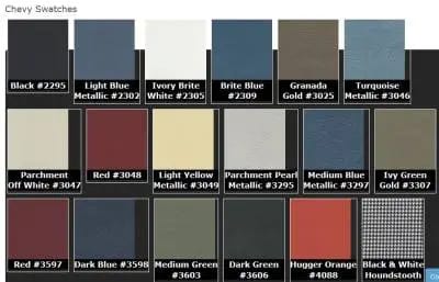 1964 Chevelle Coupe, Convertible Front Bucket Seat Upholstery thumbnail 4