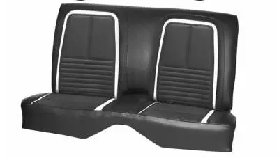 1967 Camaro Convertible Deluxe Front and Rear Bench Seat Upholstery thumbnail 2
