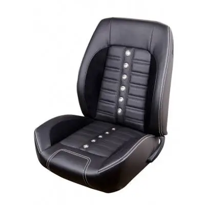 1969 Camaro Sport XR Premium Front Bucket and Rear Seat Upholstery, Non-Folding Rear