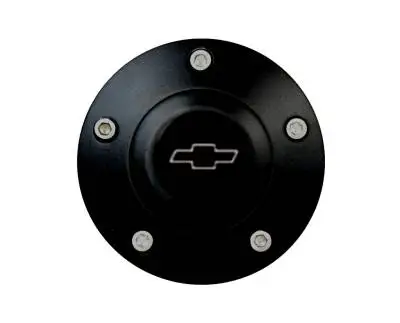 14" Black Billet Muscle Style Steering Wheel w/Your Choice of Horn and Half-Wrap thumbnail 16