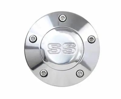 14" Lakester Style Billet Aluminum Steering Wheel Kit w/Your Choice of Horn and Half Wrap thumbnail 6