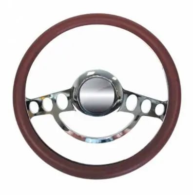 Replacement 14" Muscle Style Steering Wheel Half-Wrap, Your Choice of Color thumbnail 3